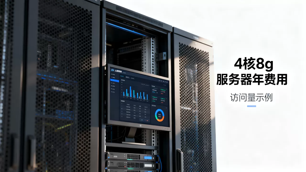 4核8g服务器一年多少钱，4核8g云服务器能跑多少访问量？