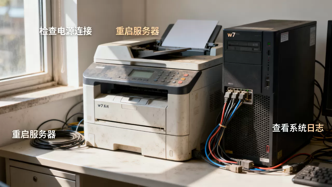 w7系统打印机服务器启动不了怎么办,是什么原因? w7系统打印机服务器启动不了怎么办,是什么原因?
