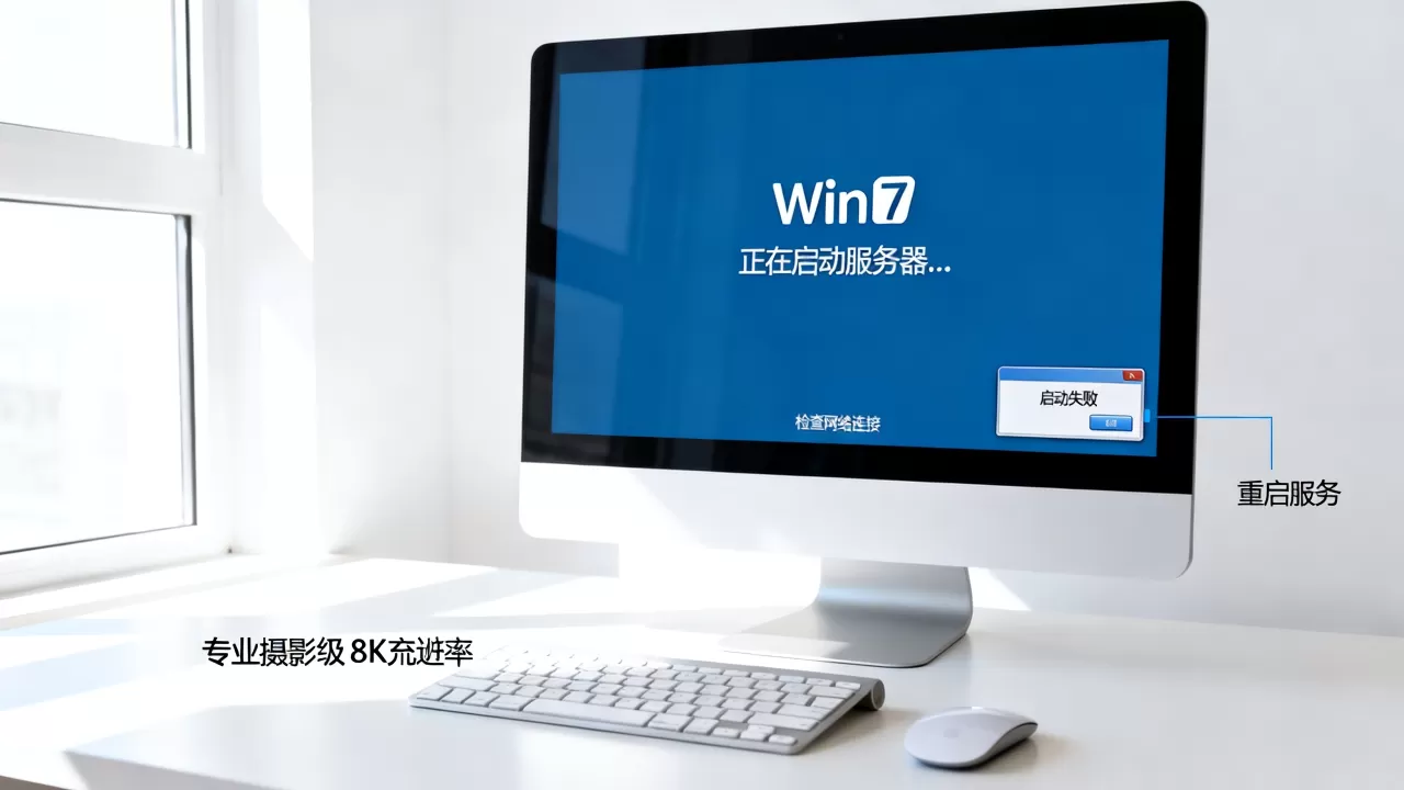 win7电脑一直正在启动服务器失败怎么办,是什么原因 win7电脑一直正在启动服务器失败怎么办,是什么原因