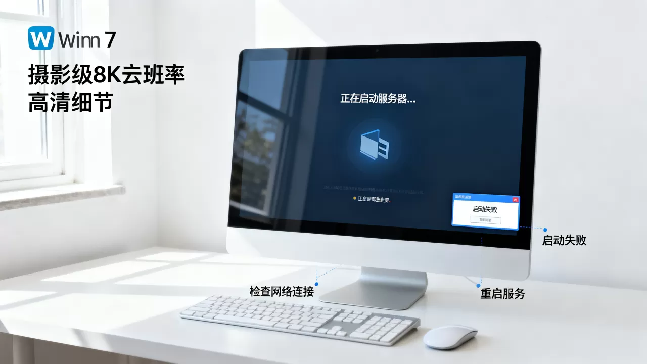 win7电脑一直正在启动服务器失败怎么办,是什么原因 win7电脑一直正在启动服务器失败怎么办,是什么原因