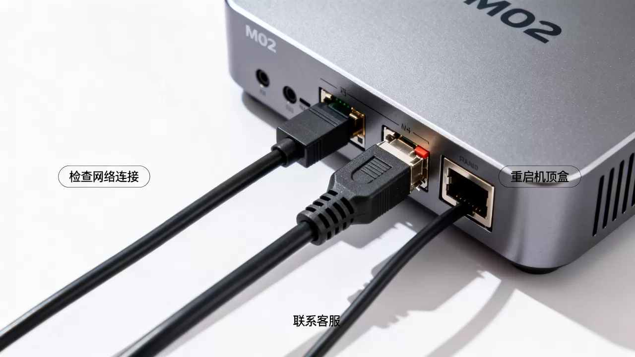 M02机顶盒中心服务器连接异常怎么解决，是什么原因？