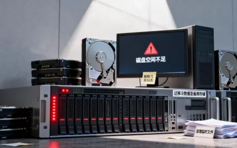 服务器磁盘空间不足怎么办，清理方法有哪些？