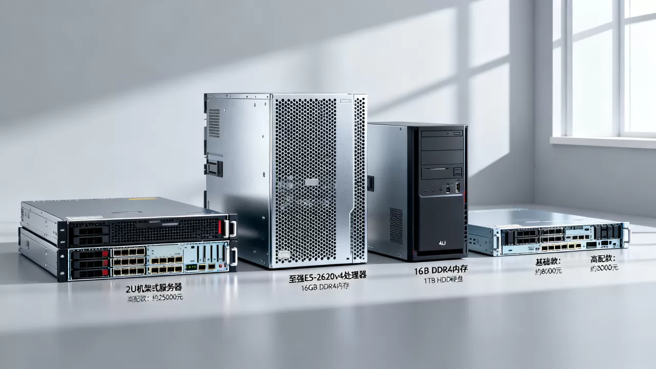 服务器实体到底要多少钱？，不同配置价格差多少