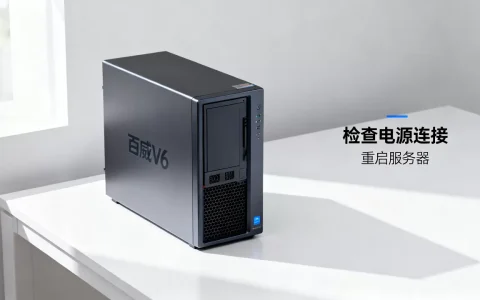 百威v6数据服务器没反应是什么原因？，怎么解决