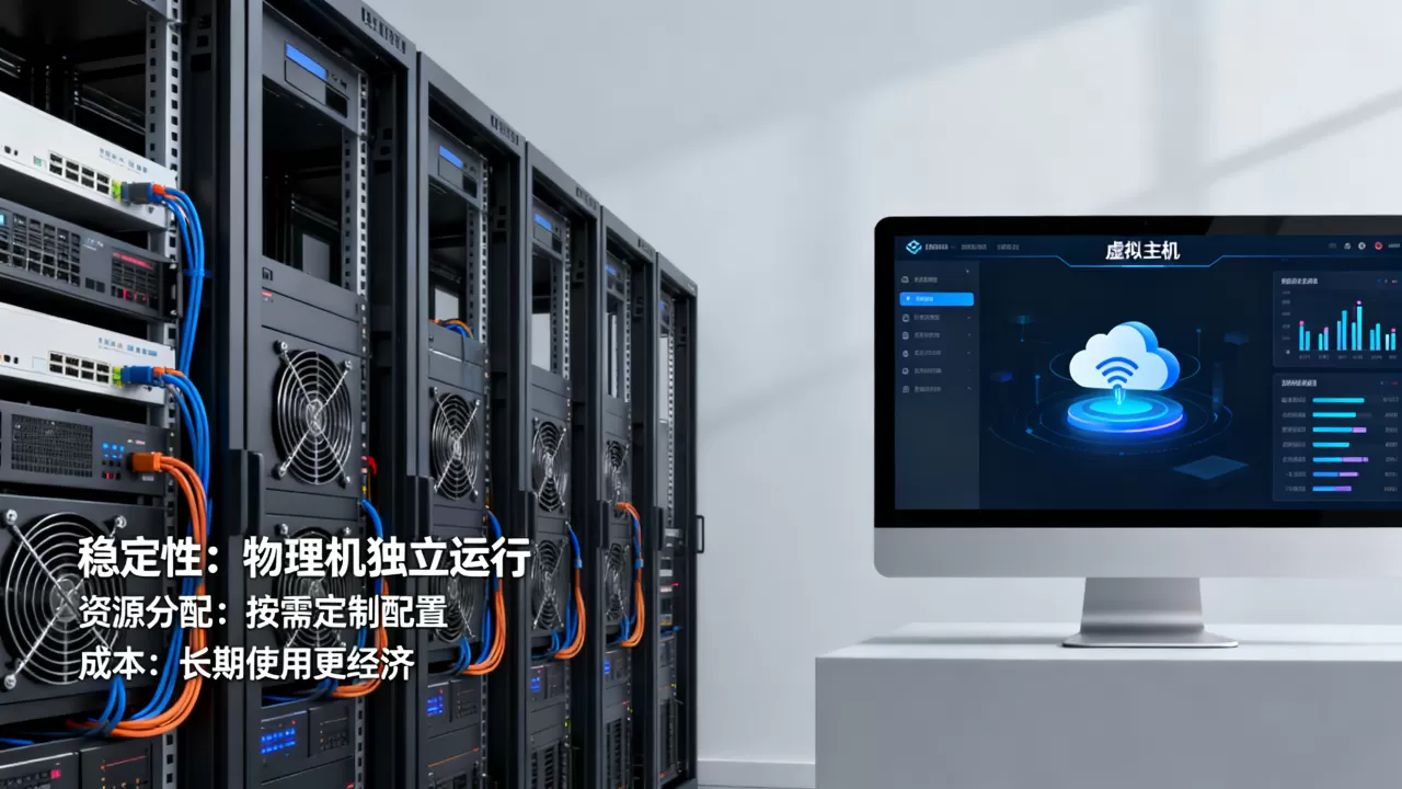 服务器托管较虚拟主机的优点是什么，怎么选？