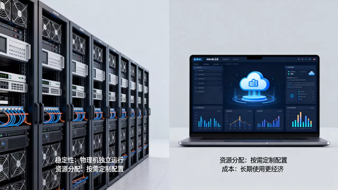 服务器托管较虚拟主机的优点是什么，怎么选？