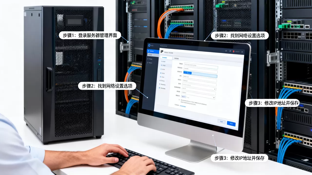 服务器IP地址怎么修改,具体步骤是什么? 服务器IP地址怎么修改,具体步骤是什么?