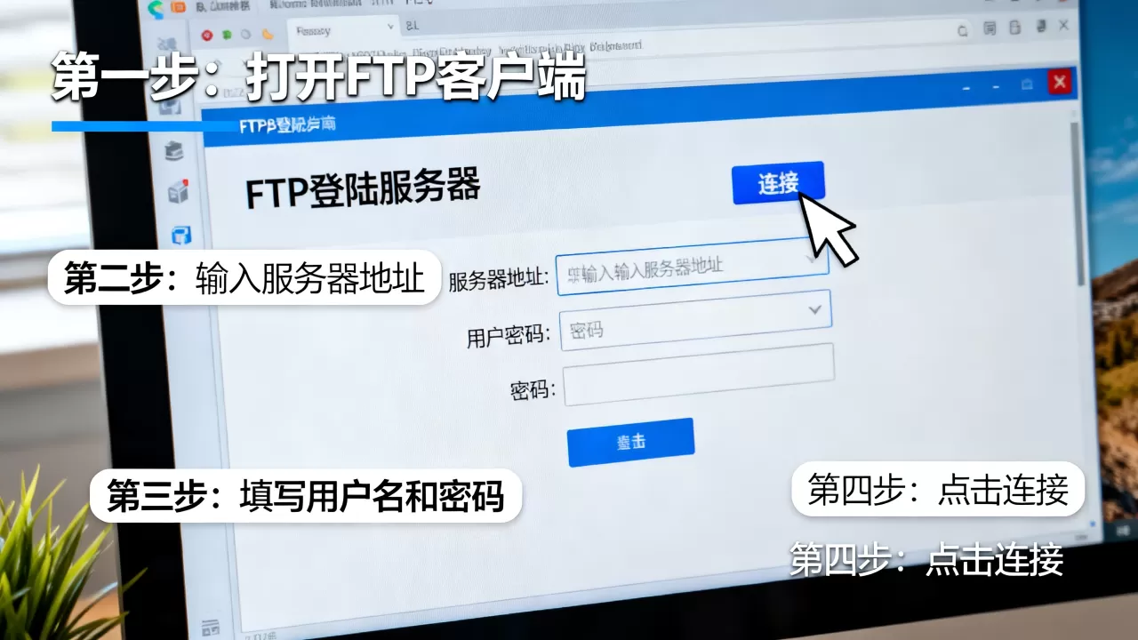 FTP登陆服务器怎么操作,详细步骤是什么 FTP登陆服务器怎么操作,详细步骤是什么