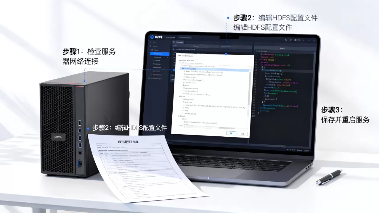 服务器连接HDFS配置文件如何设置,具体步骤有哪些? 服务器连接HDFS配置文件如何设置,具体步骤有哪些?