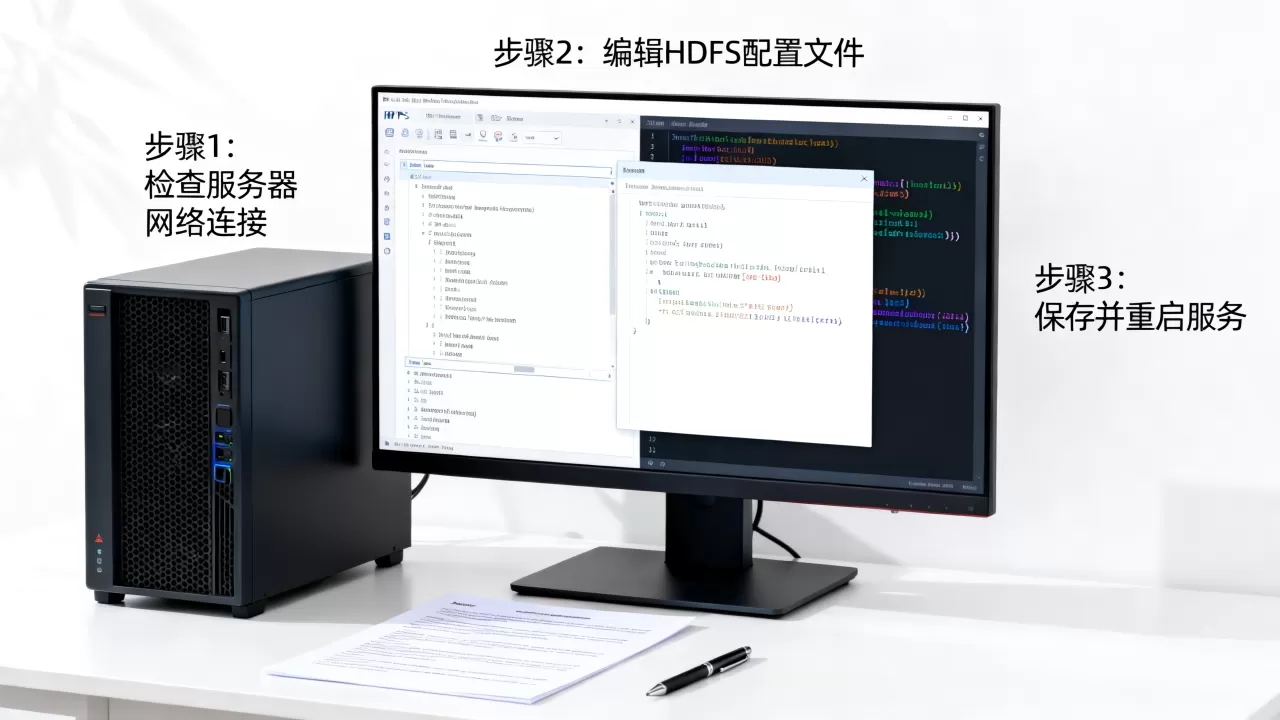 服务器连接HDFS配置文件如何设置，具体步骤有哪些？