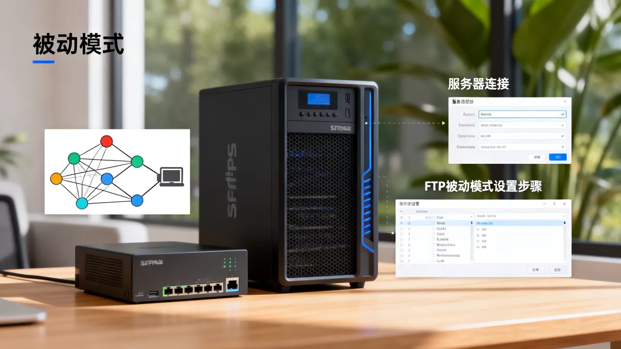 FTP被动模式是服务器先发起连接吗，怎么设置