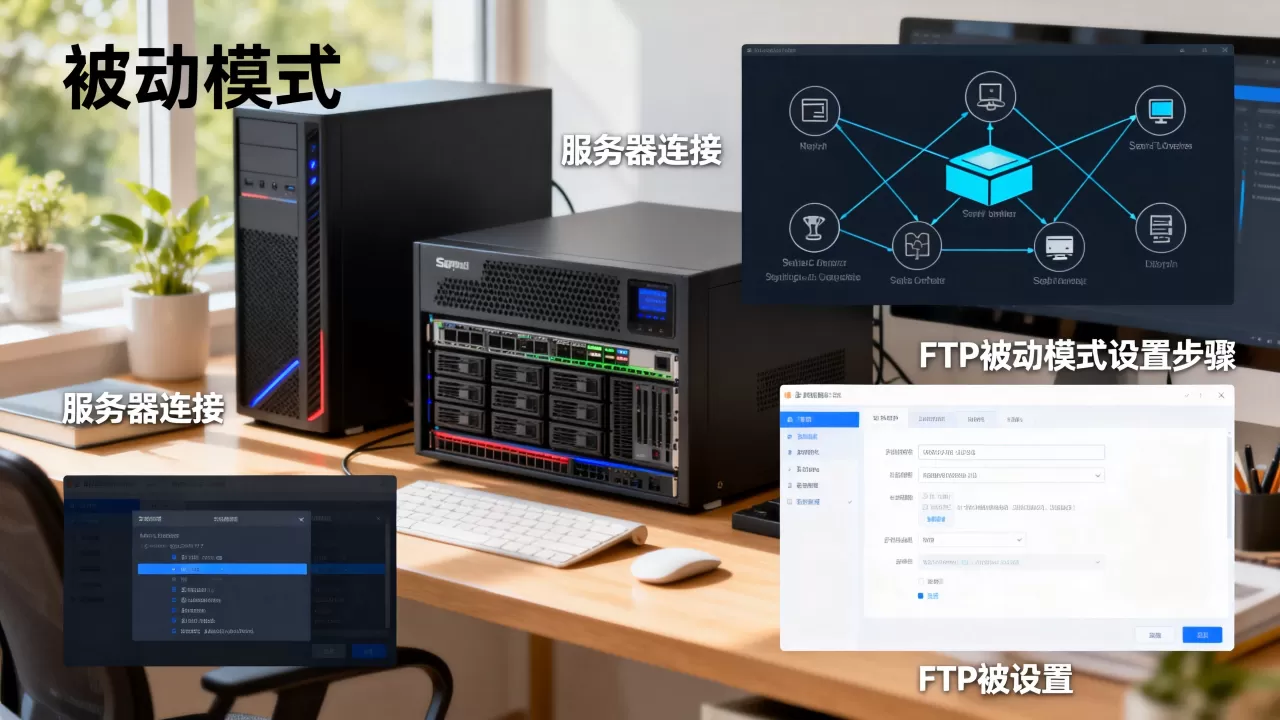 FTP被动模式是服务器先发起连接吗，怎么设置