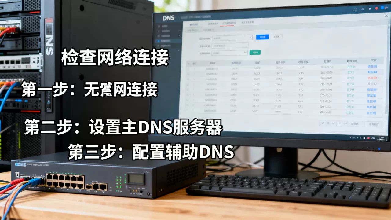 服务器局域网DNS怎么配置，有哪些步骤？