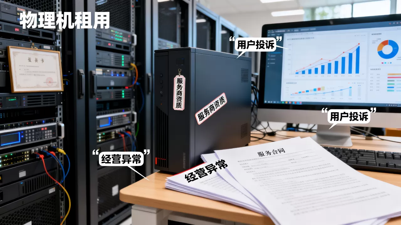 如何判断物理机租用服务商跑路风险？，有哪些征兆