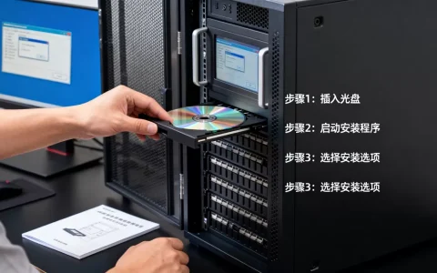 服务器装软件如何从光盘安装，步骤有哪些？