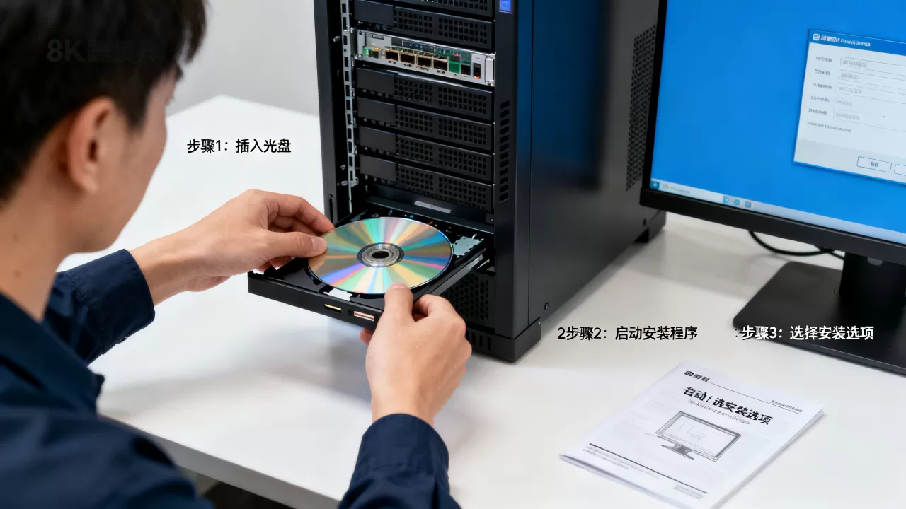 服务器装软件如何从光盘安装,步骤有哪些? 服务器装软件如何从光盘安装,步骤有哪些?