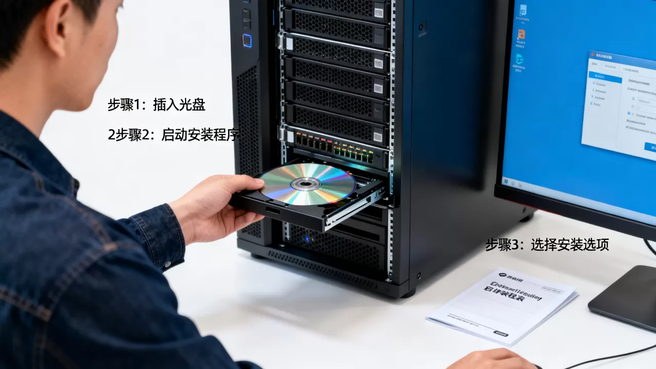 服务器装软件如何从光盘安装,步骤有哪些? 服务器装软件如何从光盘安装,步骤有哪些?