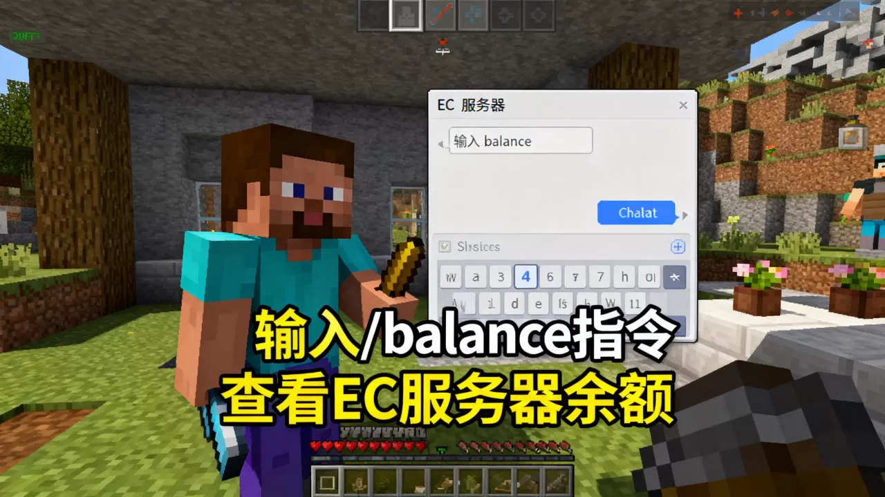 我的世界EC服务器怎么知道自己有多少,如何查询余额 我的世界EC服务器怎么知道自己有多少,如何查询余额