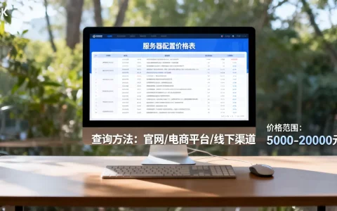 服务器电脑配置价格表查询方法有哪些，多少钱？