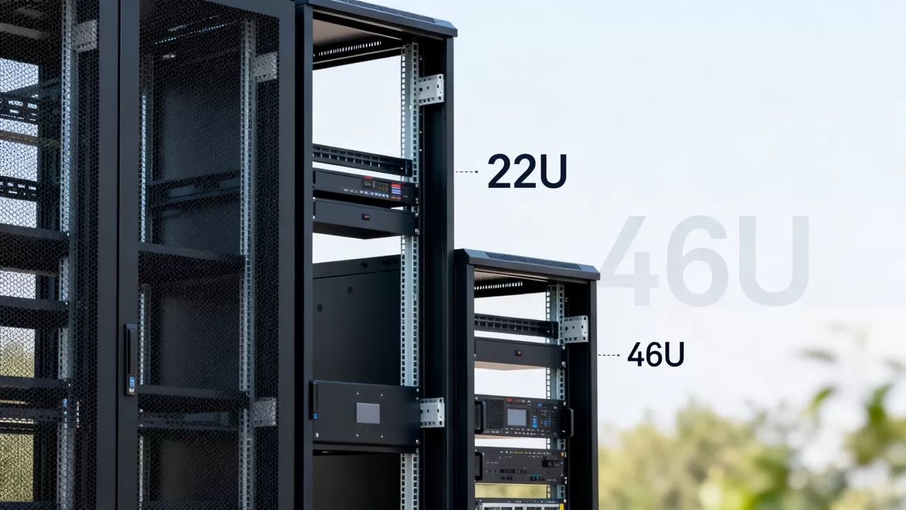 服务器机柜22U到46U距离是多少?,怎么选 服务器机柜22U到46U距离是多少?,怎么选