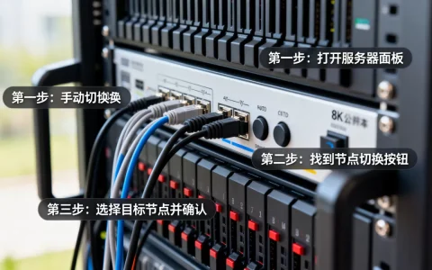 服务器手动切换节点有几种方法，具体怎么操作？