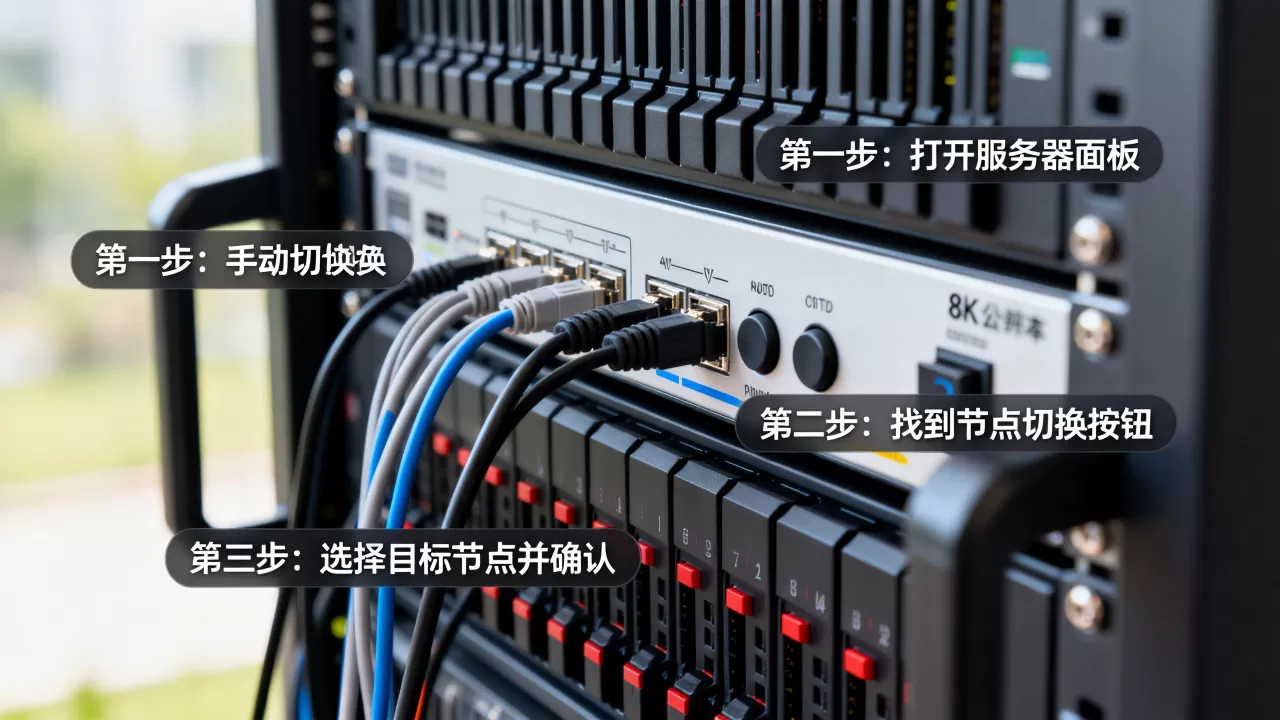 服务器手动切换节点有几种方法,具体怎么操作? 服务器手动切换节点有几种方法,具体怎么操作?