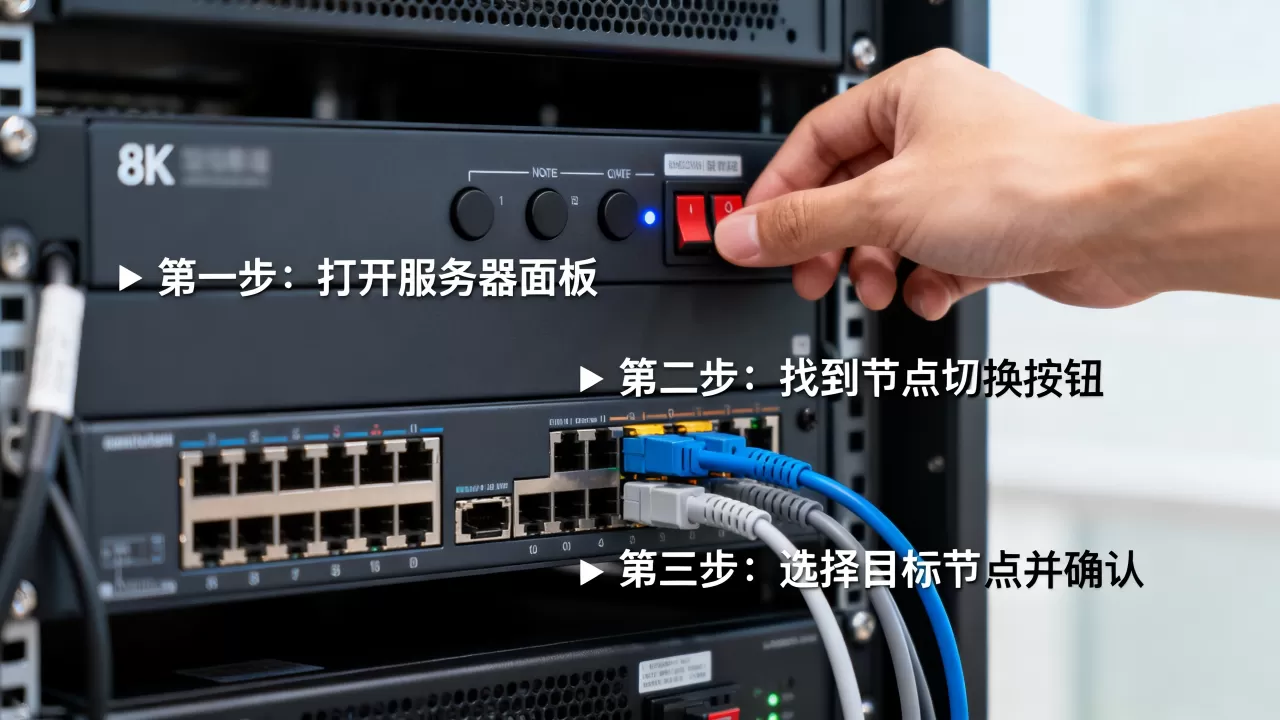 服务器手动切换节点有几种方法,具体怎么操作? 服务器手动切换节点有几种方法,具体怎么操作?