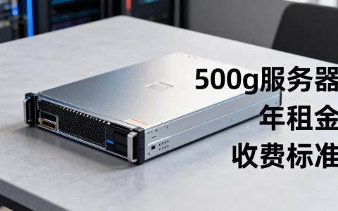 租一个500g服务器一年多少钱？，怎么收费