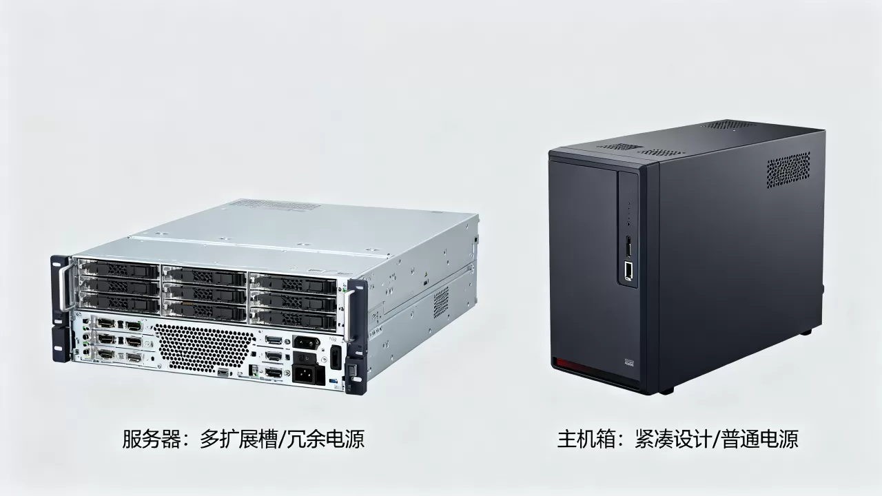 服务器和主机箱的区别是什么?哪个性价比高? 服务器和主机箱的区别是什么?哪个性价比高?