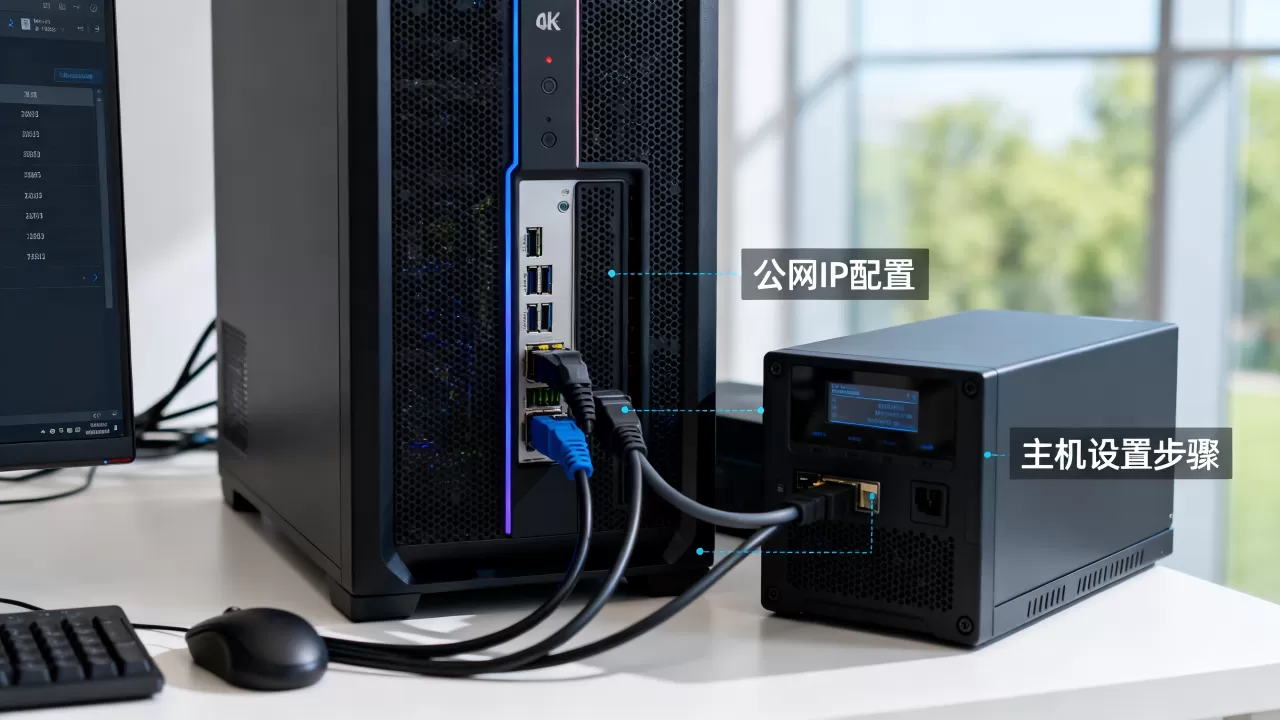服务器公网IP如何配置主机，怎么设置？