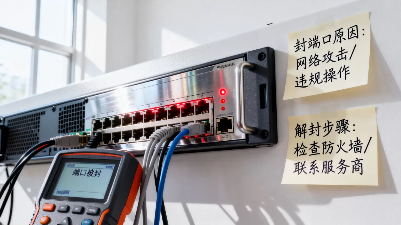 物理机租用端口被封了怎么解封,为什么会封端口? 物理机租用端口被封了怎么解封,为什么会封端口?