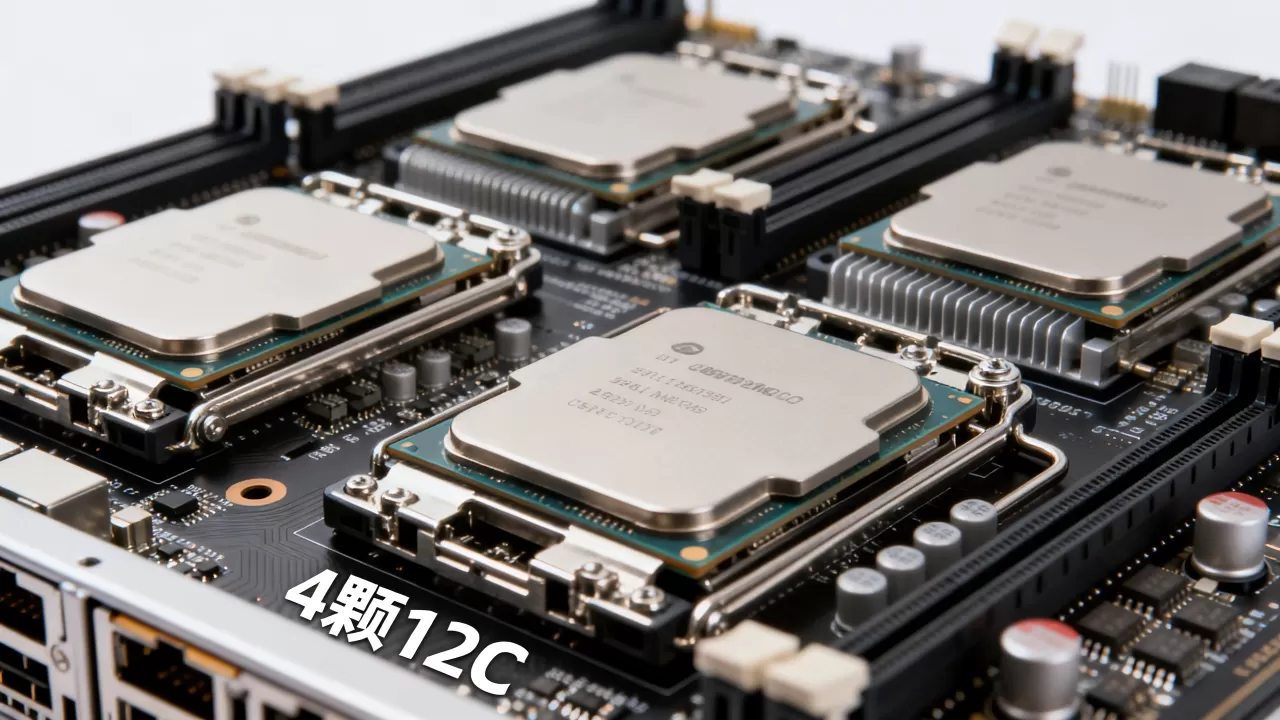 服务器CPU 4颗12C性能如何，值得买吗？