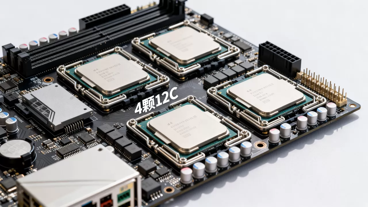 服务器CPU 4颗12C性能如何，值得买吗？