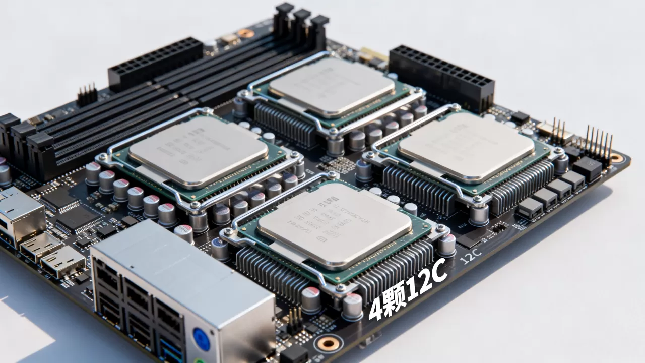 服务器CPU 4颗12C性能如何，值得买吗？