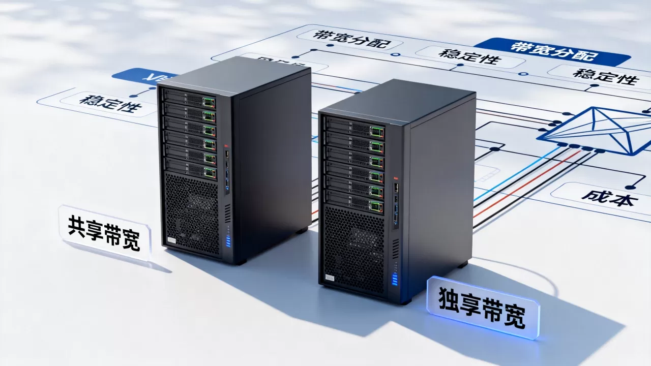 物理机租用共享带宽和独享带宽有什么区别,怎么选 物理机租用共享带宽和独享带宽有什么区别,怎么选