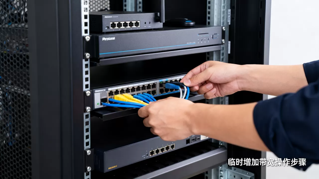 物理机租用带宽不够用能临时增加吗，怎么办？