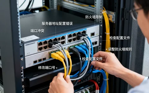 服务器地址及端口异常是什么原因？，怎么解决