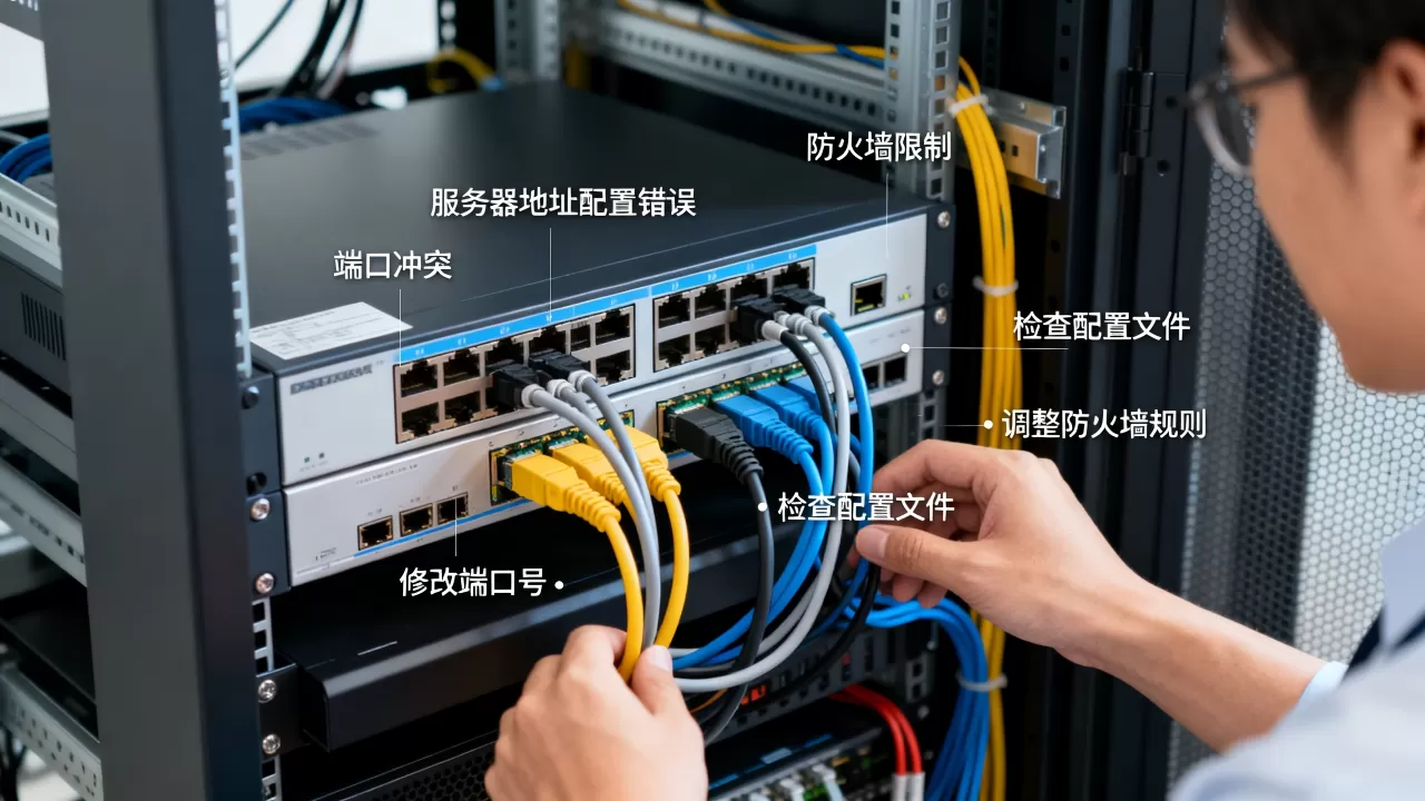 服务器地址及端口异常是什么原因?,怎么解决 服务器地址及端口异常是什么原因?,怎么解决