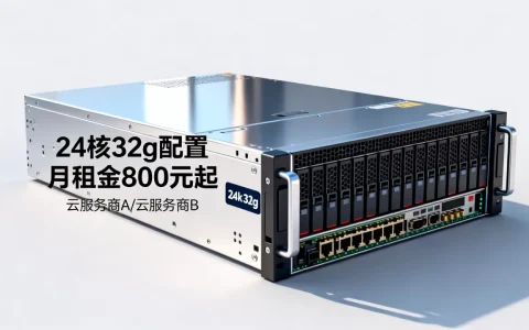 租一个24核32g服务器需要多少钱？哪个平台便宜？