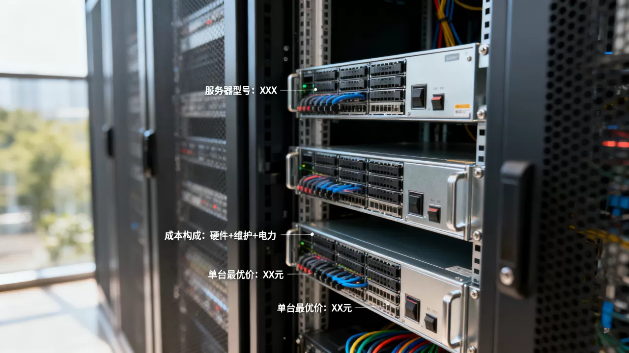 一个机柜的服务器成本大概多少，多少钱一台最划算？