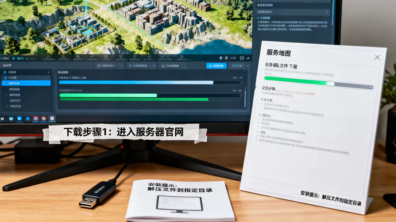 服务器地图文件怎么下载?,怎么安装使用教程 服务器地图文件怎么下载?,怎么安装使用教程