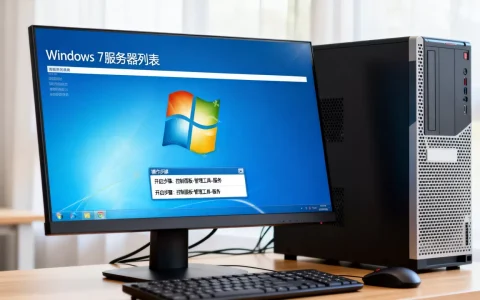 windows7操作系统有哪些服务器，怎么开启？