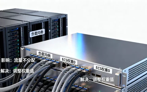 负载均衡后端ECS权重设置为0有什么影响？，如何解决？