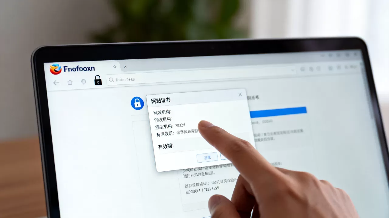 火狐浏览器中查看网站证书的详细步骤是什么，安全吗？