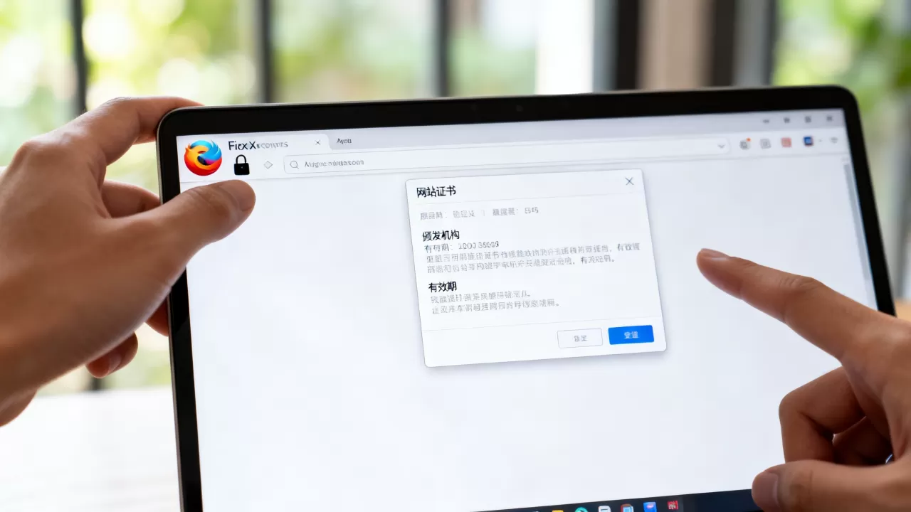 火狐浏览器中查看网站证书的详细步骤是什么，安全吗？