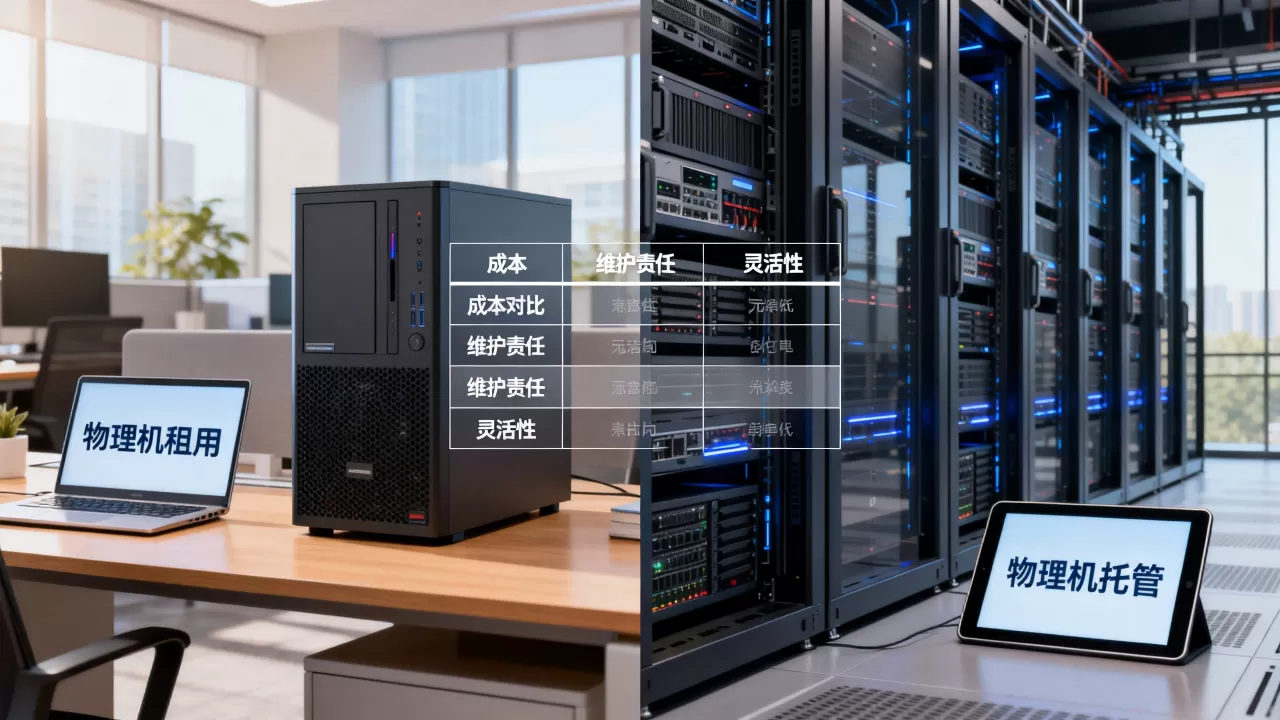 物理机租用和托管有什么本质区别,哪个更划算? 物理机租用和托管有什么本质区别,哪个更划算?