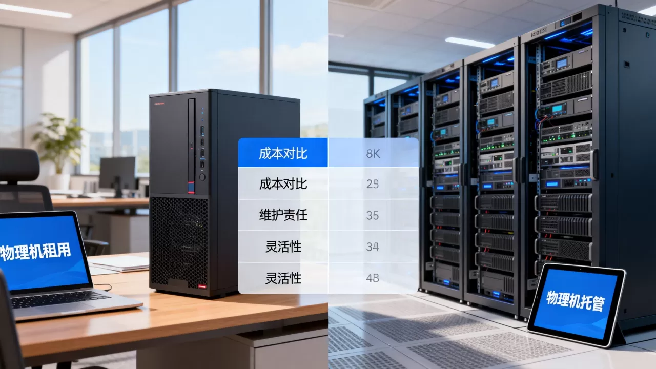 物理机租用和托管有什么本质区别,哪个更划算? 物理机租用和托管有什么本质区别,哪个更划算?