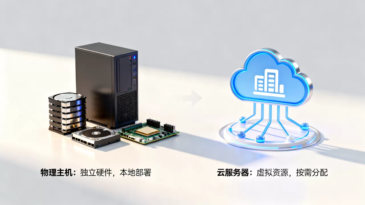 服务器物理主机和云服务器有什么区别?,怎么选配置 服务器物理主机和云服务器有什么区别?,怎么选配置