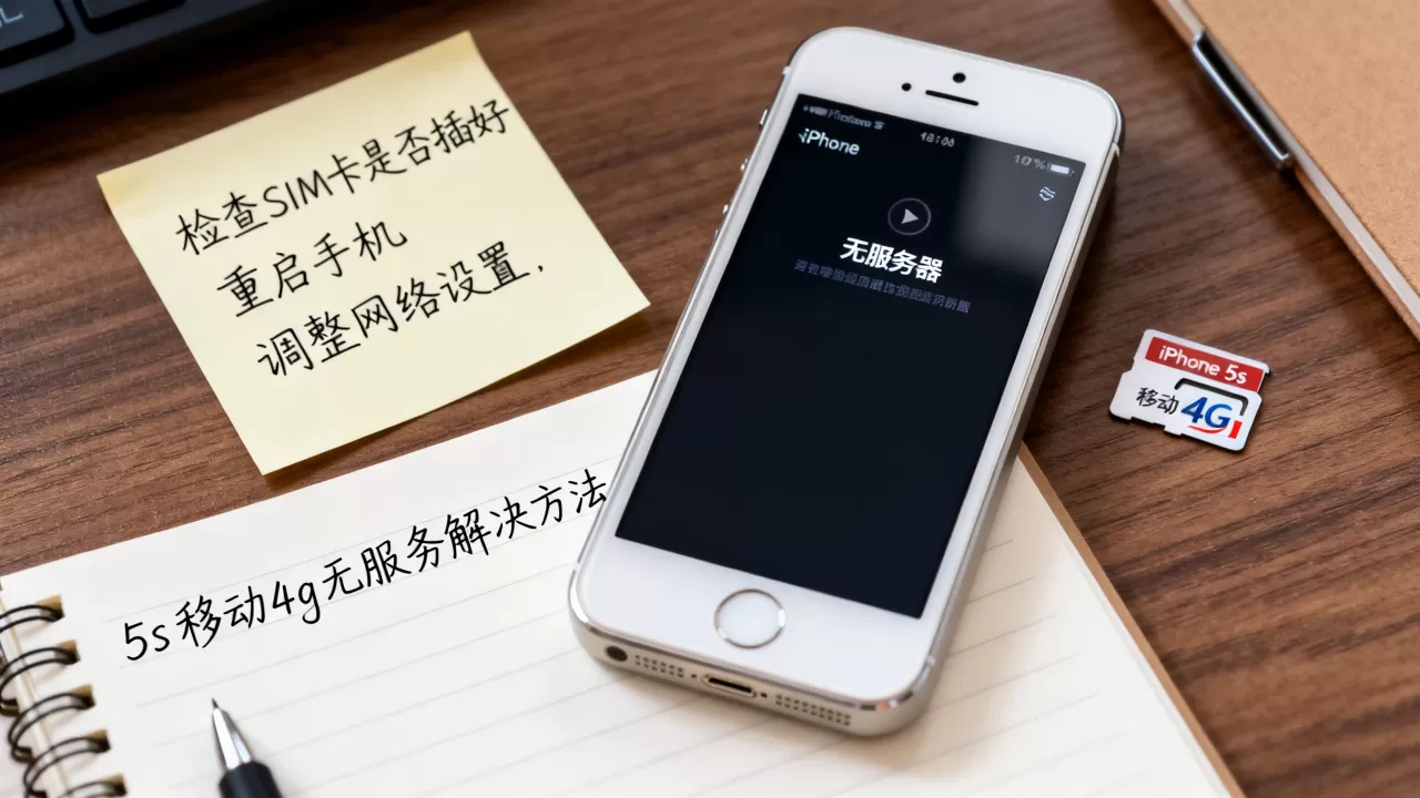 为什么5s用移动4g卡经常显示无服务器?,怎么解决 为什么5s用移动4g卡经常显示无服务器?,怎么解决