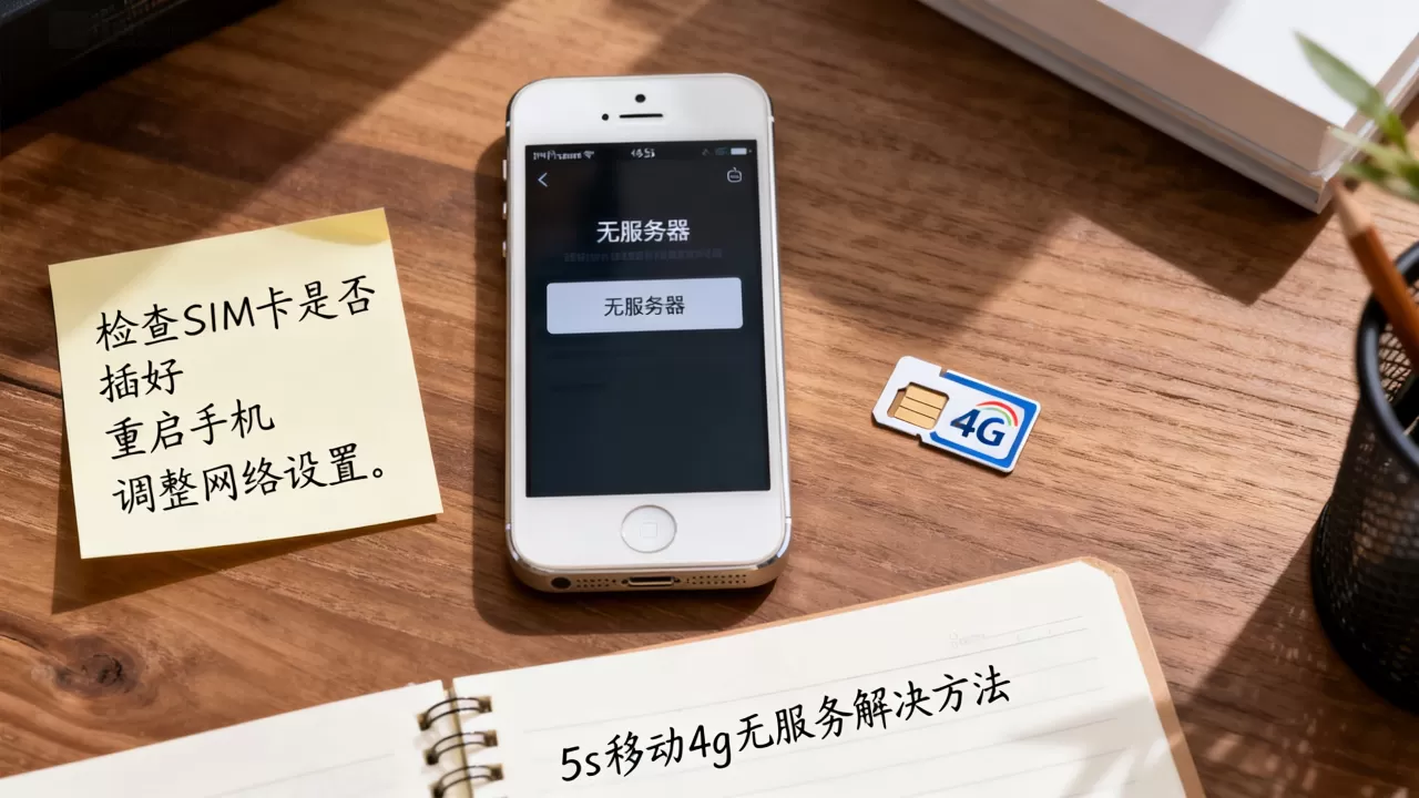 为什么5s用移动4g卡经常显示无服务器?,怎么解决 为什么5s用移动4g卡经常显示无服务器?,怎么解决